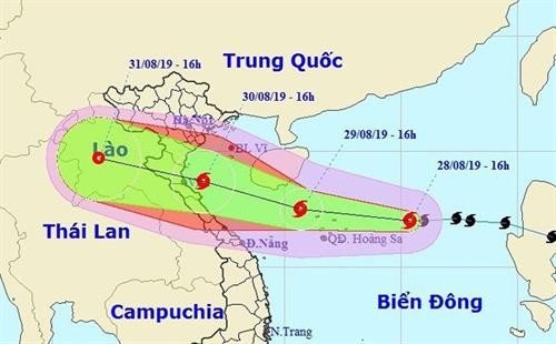Thời tiết ngày 29/8/2019: Bão số 4 đi vào đất liền từ Thanh Hóa đến Quảng Bình, gió giật cấp 11