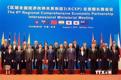 越南出席在中国举行的RCEP部长级会议