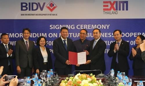 越南BIDV银行与泰国EXIM银行签署合作协议