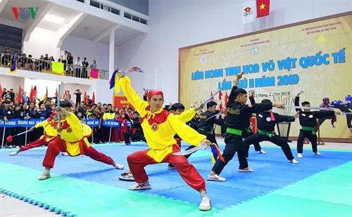 多国武术选手参加第二届“国际越南武术精髓”联欢节