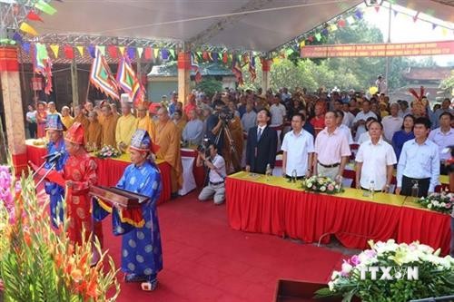 阮廌忌日577周年纪念仪式在昆山遗迹区举行