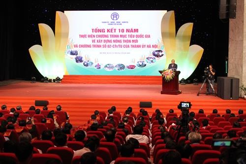 Thủ tướng Nguyễn Xuân Phúc: Tiếp tục xây dựng nông thôn Hà Nội xanh, đẹp, là một miền quê đáng sống