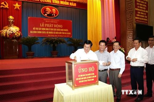 112 tỷ đồng xây nhà tặng cựu chiến binh nghèo và người gặp khó khăn tại Hà Giang