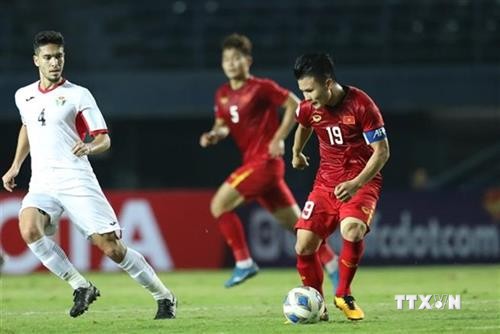 2020年U23亚洲杯： 越南队与约旦队握手言和