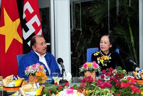 越南共产党高级代表团对尼加拉瓜进行工作访问