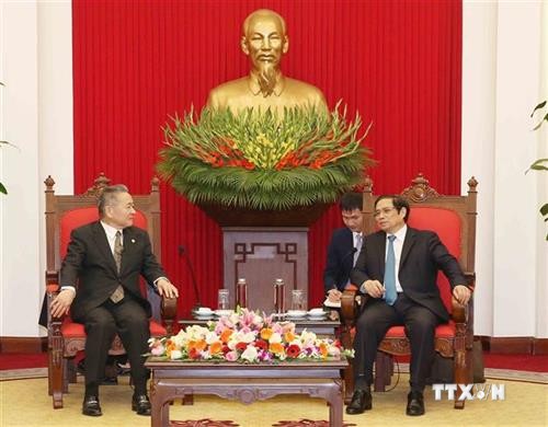 日本共产党代表团对越南进行工作访问