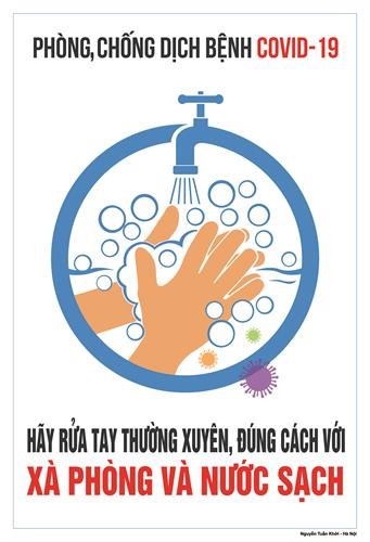 越南发行新冠肺炎疫情防疫知识宣传海报
