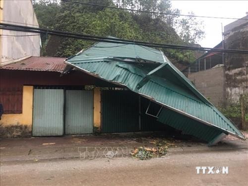 Tuyên Quang: Hơn 410 ngôi nhà bị tốc mái, đổ sập do mưa dông kèm mưa đá