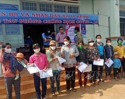 Chung tay giúp người dân vùng sâu, vùng dân tộc thiểu số ở Gia Lai vượt khó khăn do dịch COVID-19