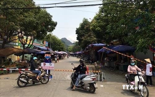 Dịch COVID-19: Lai Châu siết chặt quản lý lượng người tại các chợ dân sinh