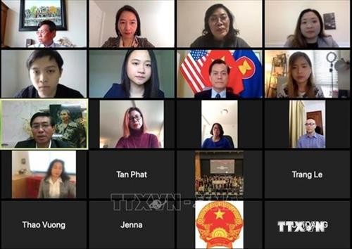 越南驻美国大使馆就公民保护问题进行视频连线交流