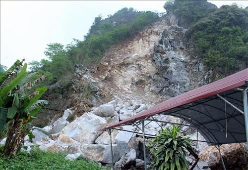 Thái Nguyên cảnh báo nguy cơ sạt lở đất đá ở huyện Định Hóa