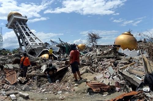 东盟继续援助印度尼西亚的地震海啸灾民