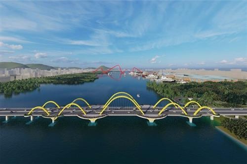 广宁省计划4月底动工兴建跨过绿门湾的两座桥梁
