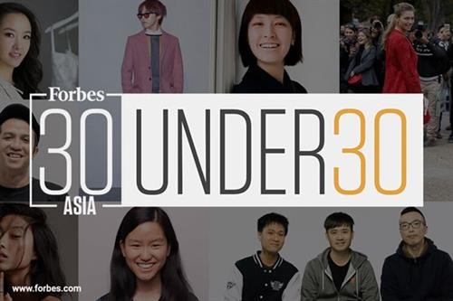 越南3名企业家荣登《福布斯》发布的2020年《亚洲30 位30 岁以下精英榜》