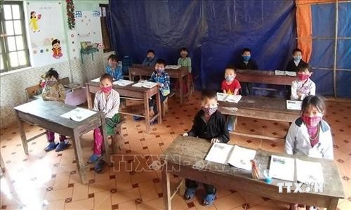 Dịch COVID-19: Học sinh vùng cao Hà Giang trở lại trường đạt tỷ lệ cao sau kỳ nghỉ dài ngày