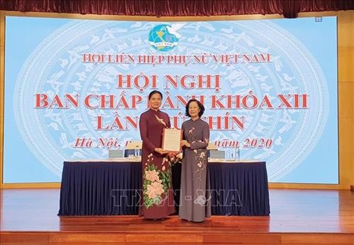 Bà Hà Thị Nga làm Chủ tịch Hội Liên hiệp Phụ nữ Việt Nam