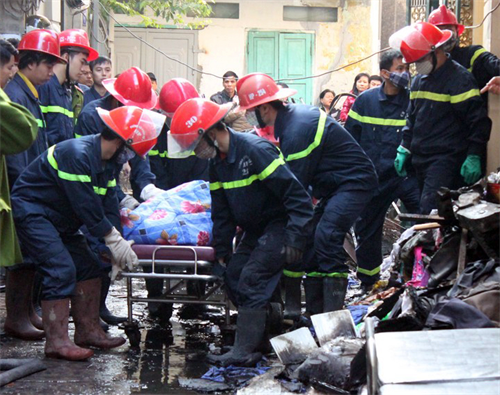 Khắc phục hậu quả vụ cháy khiến 6 người thiệt mạng ở Hải Phòng