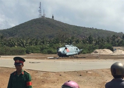Tai nạn máy bay rơi tại huyện đảo Phú Quý - Bình Thuận