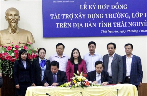 BIDV tài trợ 15 tỷ đồng xây dựng 5 trường mầm non tại tỉnh Thái Nguyên