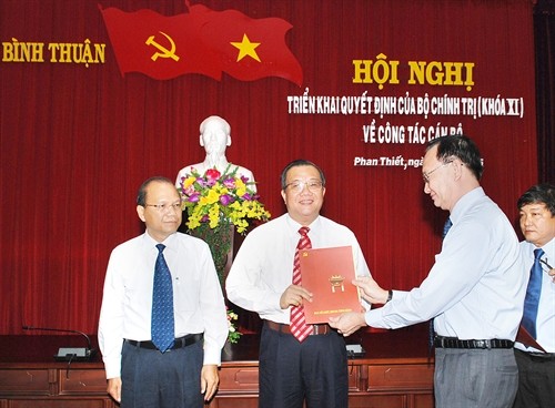 Nhân sự mới tỉnh Bình Thuận