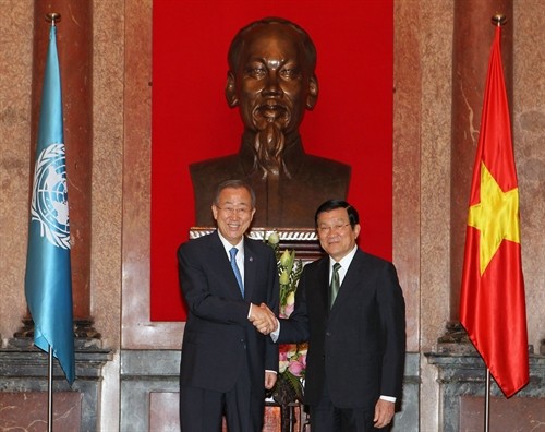 Tổng Thư ký Liên hợp quốc Ban Ki-mun kết thúc tốt đẹp chuyển thăm chính thức Việt Nam.