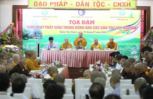 Hội thảo" Sinh hoạt Phật giáo trong đồng bào các dân tộc Tây Nguyên"