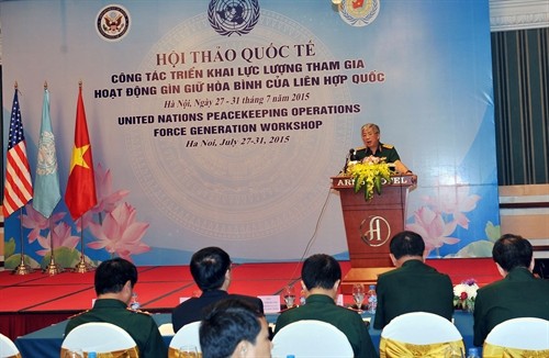 Hội thảo quốc tế về công tác triển khai lực lượng tham gia hoạt động gìn giữ hòa bình Liên hợp quốc