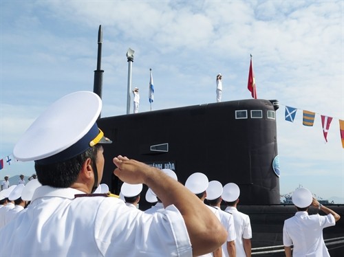 Lễ thượng cờ hai tàu ngầm 184 - Hải Phòng và 185 - Khánh Hòa