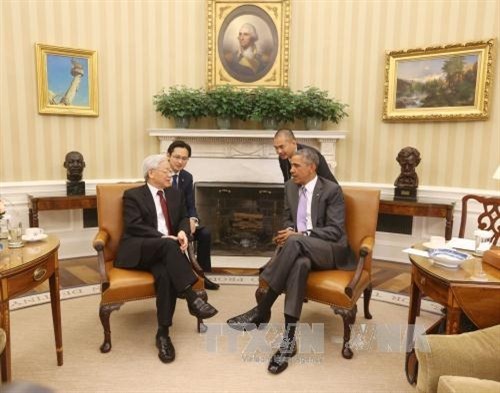 Hình ảnh hoạt động của Tổng Bí thư Nguyễn Phú Trọng tại Mỹ