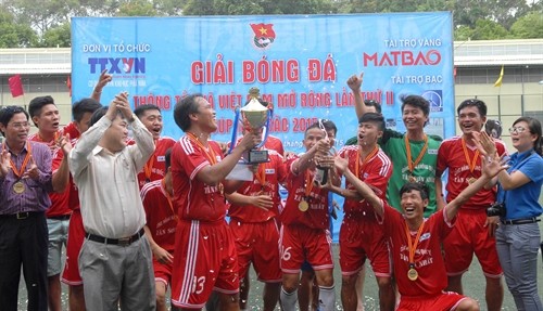Cảng Hàng không Quốc tế Tân Sơn Nhất vô địch Giải bóng đá TTXVN mở rộng lần II - Cúp Mắt Bão 2015
