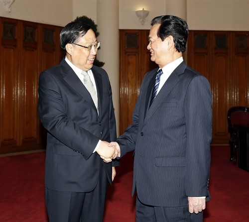 Thủ tướng Nguyễn Tấn Dũng tiếp Bộ trưởng Bộ An ninh quốc gia Trung Quốc
