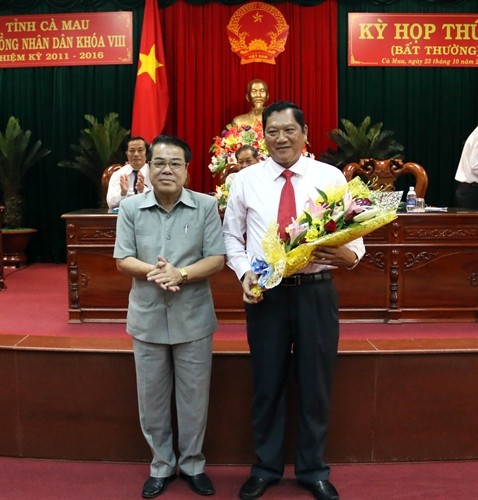 Bầu bổ sung Phó Chủ tịch UBND tỉnh Cà Mau nhiệm kỳ 2011-2016