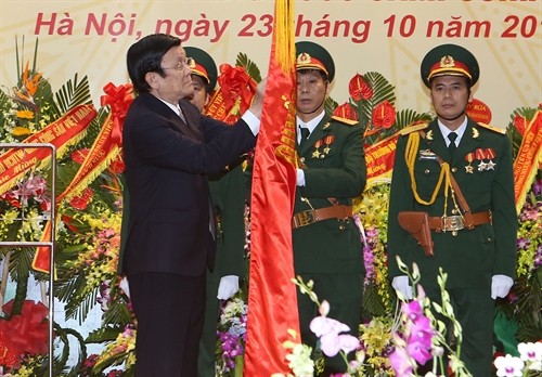 Chủ tịch nước Trương Tấn Sang dự Lễ kỷ niệm 70 năm Ngày Truyền thống lực lượng Tình báo Quốc phòng Việt Nam