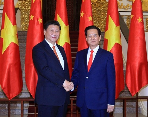 Thủ tướng Chính phủ Nguyễn Tấn Dũng hội kiến với Tổng Bí thư, Chủ tịch Trung Quốc Tập Cận Bình