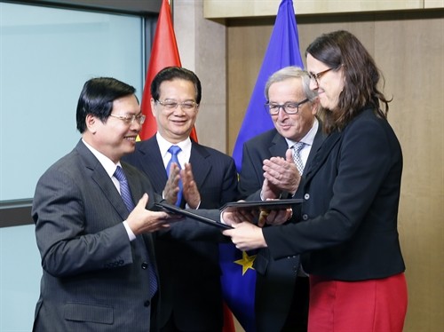 Việt Nam và EU kết thúc đàm phán hiệp định thương mại tự do