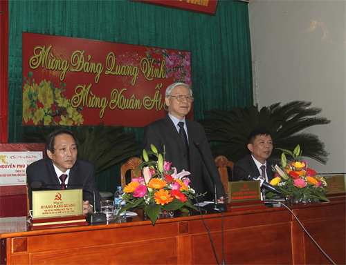 Tổng Bí thư Nguyễn Phú Trọng thăm, làm việc tại tỉnh Quảng Bình