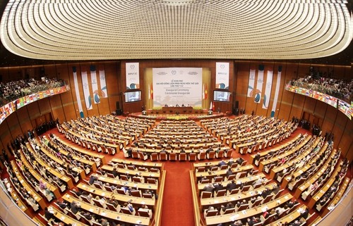Một số hình ảnh về Lễ khai mạc Đại hội đồng Liên minh Nghị viện Thế giới lần thứ 132 tại Việt Nam