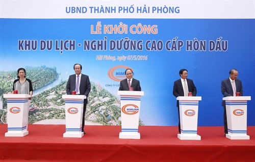 Thủ tướng Nguyễn Xuân Phúc dự lễ khởi công Khu du lịch – nghỉ dưỡng cao cấp Hòn Dấu