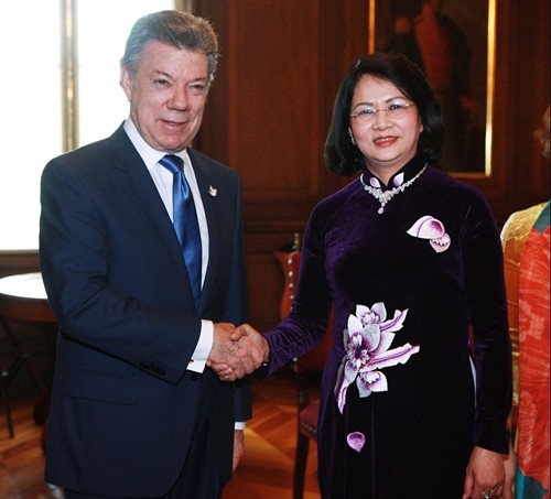 Phó Chủ tịch nước Đặng Thị Ngọc Thịnh thăm chính thức nước Cộng hòa Colombia