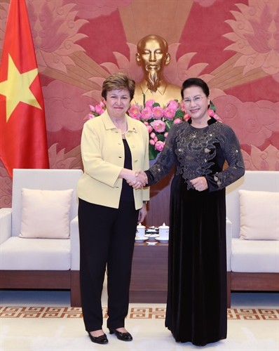 Chủ tịch Quốc hội Nguyễn Thị Kim Ngân tiếp Tổng Giám đốc điều hành Ngân hàng Thế giới