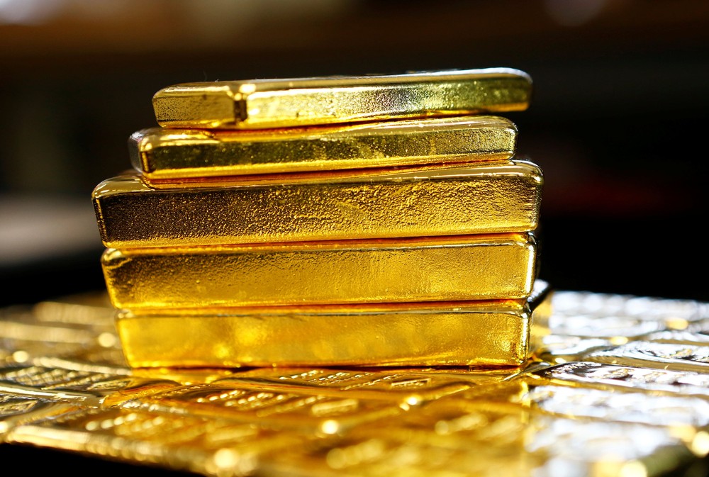 8日上午越南国内市场黄金价格每两接近5700万越盾