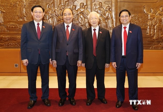 外国领导人致电或致函祝贺越南新一届领导人