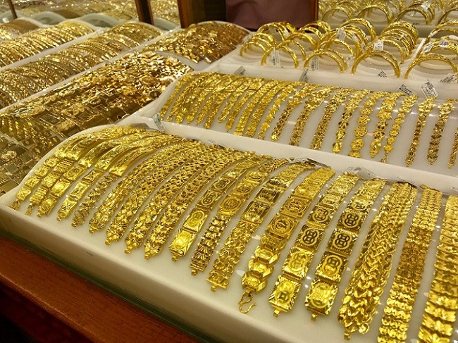 8月4日上午越南国内黄金价格上涨5万越盾