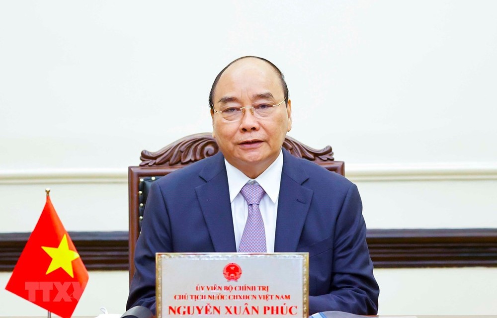 越南国家主席阮春福向胡志明市选民致信