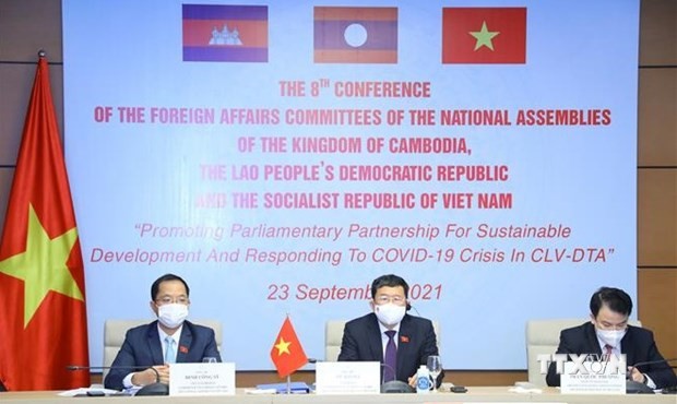 越老柬三国国会对外委员会关于发展三角区的第八次会议开幕
