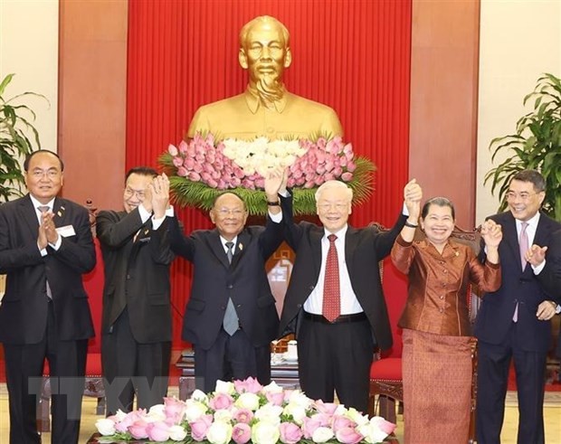 柬埔寨王国国会主席结束对越南的正式访问