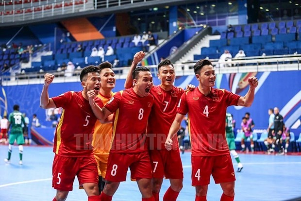 2022年亚洲五人制足球锦标赛：击败沙特阿拉伯队 越南队名列D组第一名