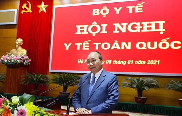 阮春福总理：卫生部要制定贴近越共十三大决议目标的具体行动计划