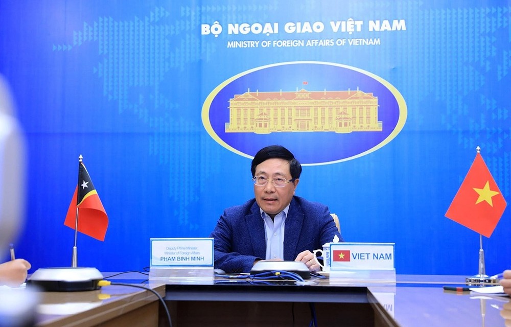 越南与东帝汶继续在各国际和地区场合上保持合作和互相支持